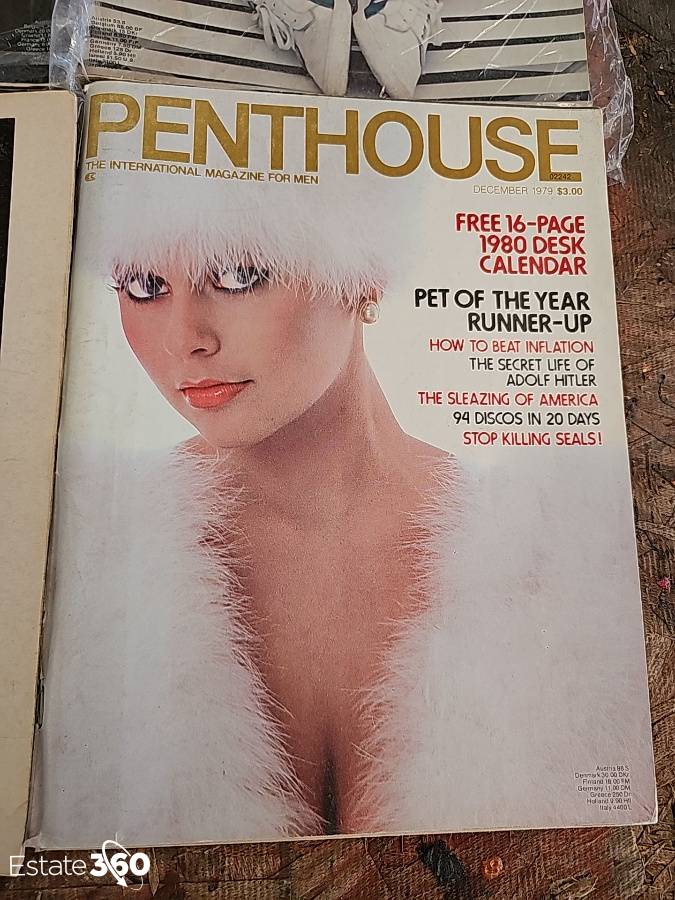 Six Vintage 1970s Penthouse Magazines Auction | Estate 360