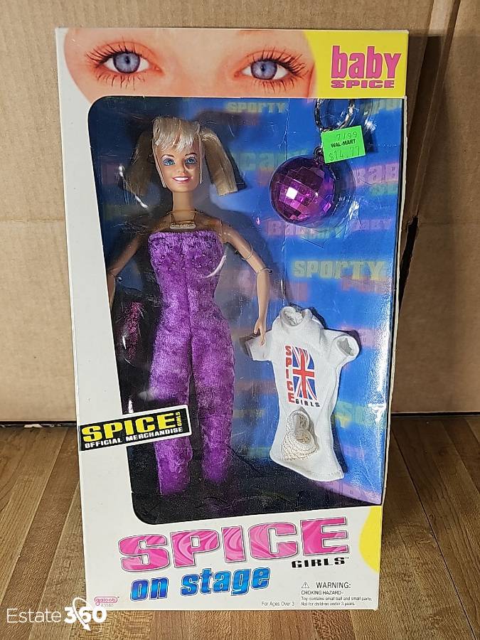 Vintage 1998 Spice Girls on Stage Baby Spice Doll Auction Estate 360