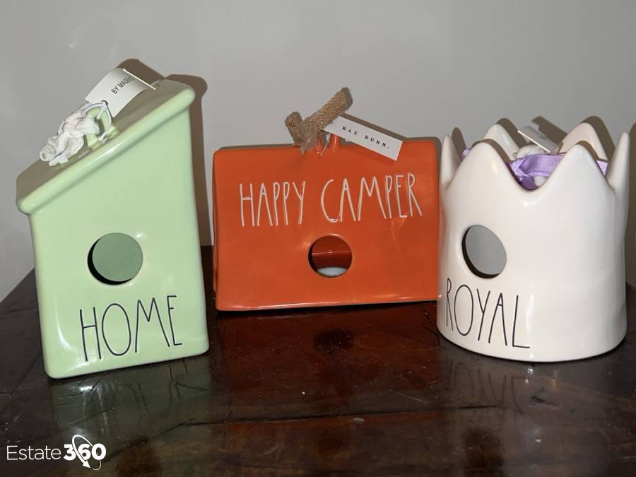 New Rae Dunn Birdhouse store Bundle (3)