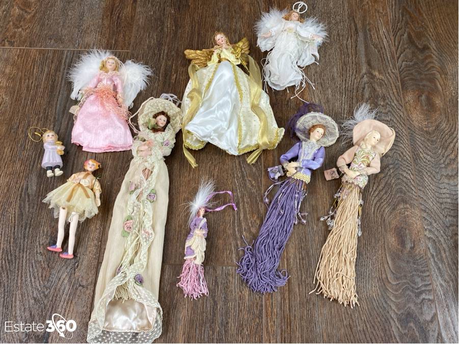 Vintage Dolls Victorian Tassel Dolls Collection Of Vintage Victorian