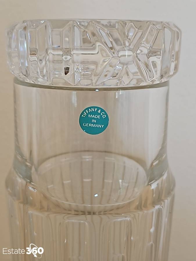 Tiffany and Co. NWT Crystal Wine Decanter hotsell Retired