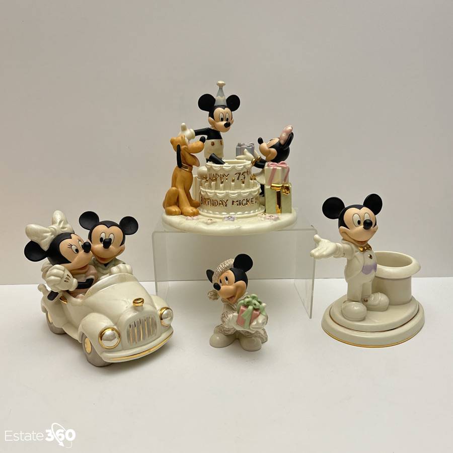 Assorted Vintage Lenox Disney Figurines - Disney Showcase