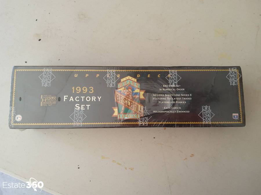 Unopened Upper Deck Factory Set 1993 Baseball Cards Auction Estate 360