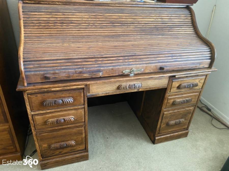 solid wood top desks