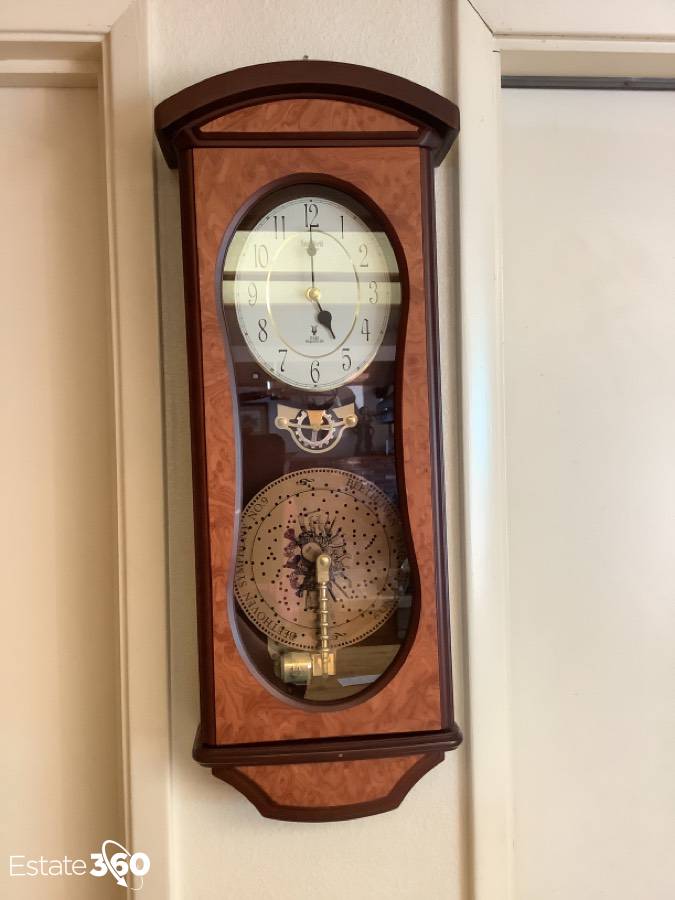 Disc Organetter 20 木製掛時計 ディスク付き Disc Organetter 20 木製掛時計 ディスク付き