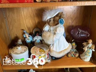 Vintage Sleeping Brass Bunny, Brass Rabbit Shelf Sitter, Mid