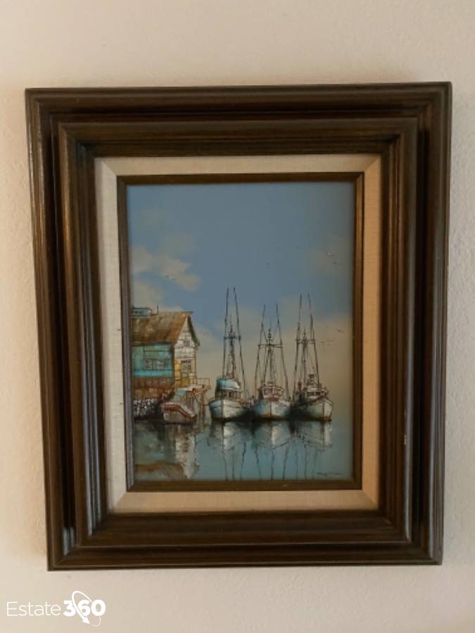 Vintage Oil Painting Signed hotsell by Patricia McCubbin -1982