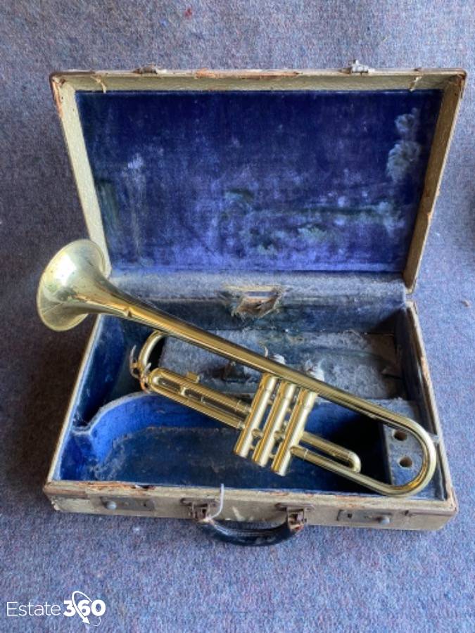 Musical Band Instruments Graphics Sheet, Antique Catalog Art Paper, Brass  Horns, Music Journals, Decor & Collage, Trombones, Digital Set 855 