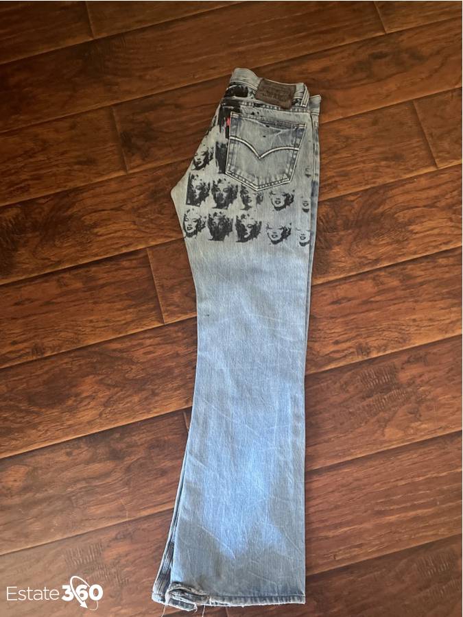 Rare Edition Marylin Monroe Jeans - Andy Warhol Factory X Levi's Auction |  Estate 360