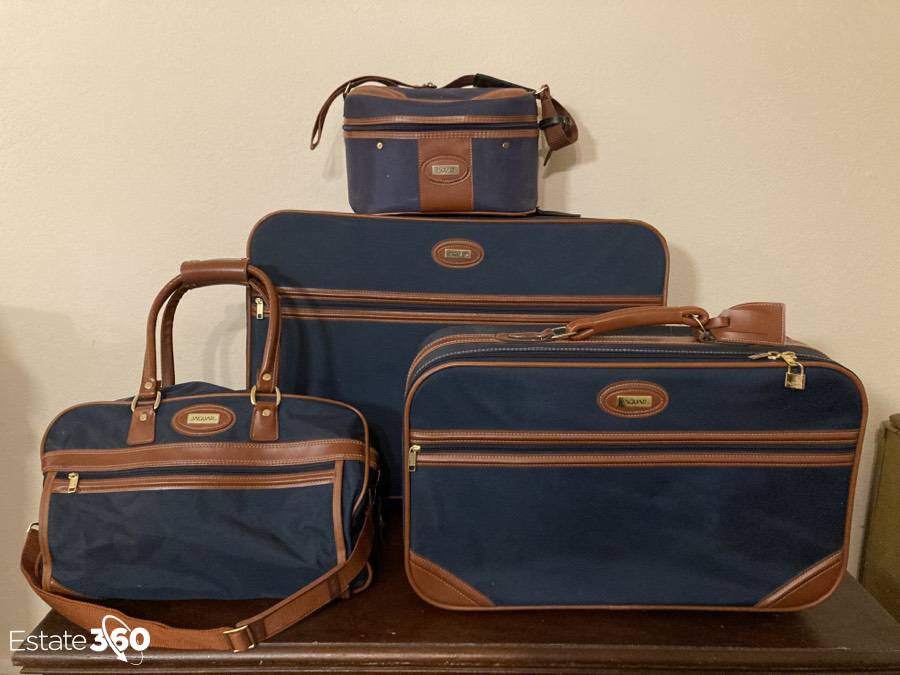 VINTAGE buy Jaguar Luggage Set