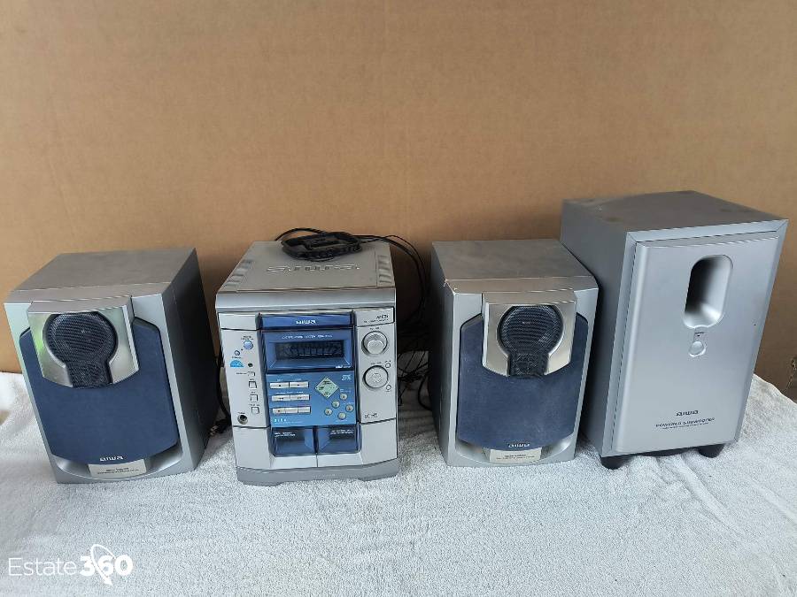 Vintage Aiwa Stereo System NSX-DS55 Auction | Estate 360