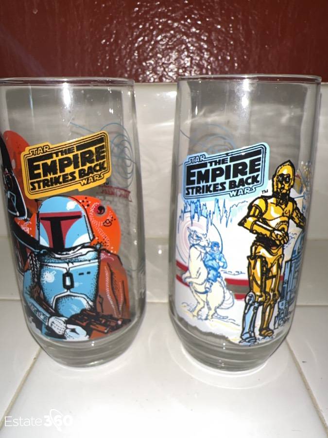 Star Wars Empire Strikes Back Tumblers Drinking Glasses Burger