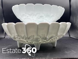 Milk Glass Mixing Bowl – Found Furnishings