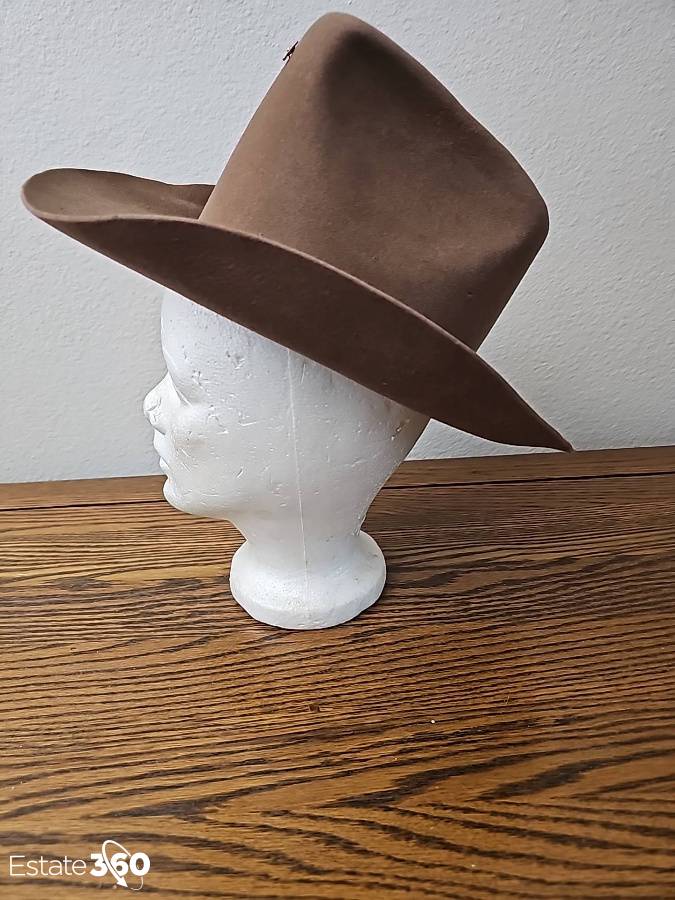 Vintage Eddy Bros. Cowboy Hat, Made In California Auction  display picture 3